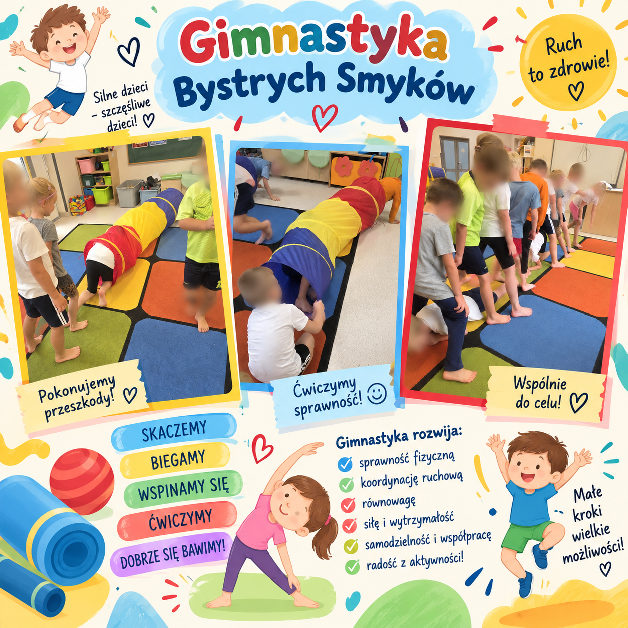 Czwartkowa gimnastyka ,,Bystrych Smyków"